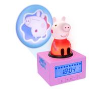 Peppa Pig Sleep Training Alarm Clock, Officially Licensed, Kids Projection Bedroom Night Light, Paladone