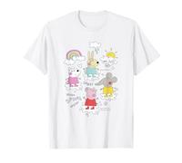 Peppa Pig Splish Splash Splosh Friends Playing In Puddles T-Shirt