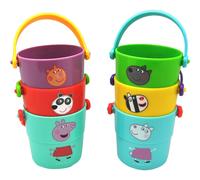 Baby Bath Toys Floating Boats Stacking Cups Toddler Water Play Learning Toy Set
