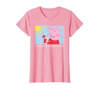 Peppa Pig Starting The Weekend Meme T-Shirt, Women, Pink, X-Large
