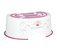 Peppa Pig Step Stool - Non-Slip Kids Bathroom Step, Lightweight & Strong Toddler Stool with Anti-Slip Top & Feet, Easy-Clean Hygienic Plastic,