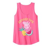 Peppa Pig Summer Holiday Fun Fruits Happy Classic Friends Tank Top