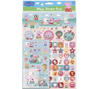 Peppa Pig Summer Mega Sticker Pack | Official Licensed Product | Three Types of Stickers (150 in Total) | Reusable on Non-Porous Surfaces | Great for Girls Age 3+ | Gifts, Presents and Party Bags