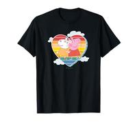 Peppa Pig Supportive Friendship Rainbow Heart T-Shirt