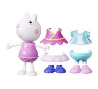 Peppa Pig Suzy Sheep-Up Figure with 6 Easy-On Fashion Accessories, 6-Inch Doll, Preschool Toys for Girls and Boys 3 and Up