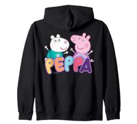 Peppa Pig Suzy Sheep Forever Friends BFF Love Retro Bestie Zip Hoodie