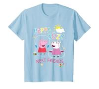 Peppa Pig & Suzy Sheep Skipping T-Shirt, Youth, Baby Blue, 2T