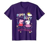 Peppa Pig & Suzy Sheep Skipping T-Shirt, Youth, Purple, X-Small