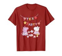 Peppa Pig Suzy Sheep Tea Party T-Shirt, Men, Cranberry Red, 3X-Large