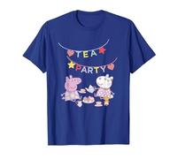 Peppa Pig Suzy Sheep Tea Party T-Shirt, Men, Royal Blue, Small