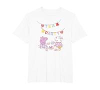 Peppa Pig Suzy Sheep Tea Party T-Shirt, Men's Big and Tall, White, 6X Tall