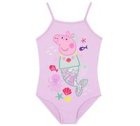 Peppa Pig Swimming Costume | Mermaid Girls Swimsuit | Girls Swimming Costume for Summer | Purple 7-8 Years