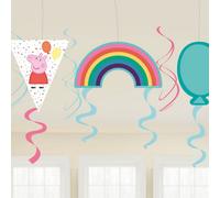 Peppa Pig Swirl Decorations Decorative Accessory