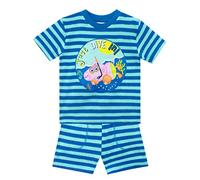Peppa Pig T-Shirt and Shorts Set | George Pig Clothes for Summer | Boys Beach Shirt and Short Multicolour 2-3 Years