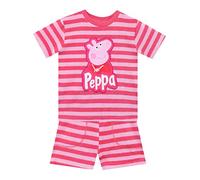 Peppa Pig T-Shirt and Shorts Set | Girls Clothes for Summer | Peppa Beach Shirt and Short Pink 3-4 Years
