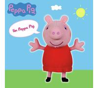 Peppa Pig Talking Red Dress Peppa, Preschool Soft Toy, Talking Plush, 20cm