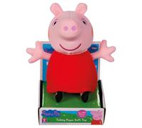 Peppa Pig Talking Red Dress Peppa Preschool Soft Toy Talking Plush 20cm