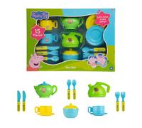 Peppa Pig Tea Party Set Kids Toy Teapot Cups Saucers Pretend Play Tea Set 3+