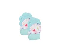 Peppa Pig Teething Mitt, 2 Pack 3M+ Teething Mitten for Babies, Grow with Peppa Pig Infant Soothing Pain Relief Mitt with a Velcro Strap (Blue, One Size)