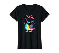 Peppa Pig Tie Dye Portrait T-Shirt, Women, Black, Large