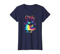 Peppa Pig Tie Dye Portrait T-Shirt, Women, Navy Blue, Large