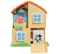 Toomies Peppa’s House Bath Playset Peppa Pig Toy Window Sprinklers and Washing Machine - Working Shower and Tub Kids Aged 18 Months and Above, Multicolor