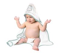 Peppa Pig Towel 100% Cotton Terry 0M+ Super Absorbent Machine Washable 75 x 75cm Unisex Baby Bath Beach Swimming Towel for Children with Hood