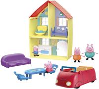 Peppa Pig Peppa's Family Home Combo Toy, Includes Playset, Car with Sounds, 4 Figures, 6 Accessories, for Ages 3 and Up - Amazon Exclusive