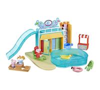 Peppa Pig Toys Peppa's Waterpark Playset with 15 Pieces Including 2 Figures, Kids Toys
