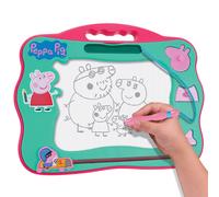 Peppa Pig Travel Magnetic Scribbler pad with pen and 3 stamps draw and