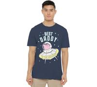 Peppa Pig Best Daddy Pig In The Universe T Shirt, Heather Navy Hasbro Navy XL