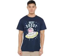 Peppa Pig Tv Best Daddy Pig in The Universe Unisex T Shirt, Navy, S