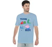 Peppa Pig Tv George Pig Team Boy Icons Unisex T Shirt, Sky Blue, M