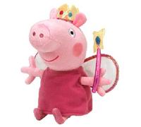 TY Original Beanie Babies Collection Peppa Pig Princess 18cm Soft Plush Toy