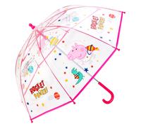 Peppa Pig Umbrella Cartoon Transparent Girls Dome