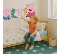 Peppa Pig Wall Sticker Kids Bedroom Decor Removable Vinyl Nursery Wall Decals
