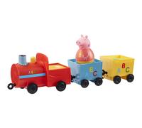 Peppa Pig Weebles Pull Along Wobbily Train, first peppa pig toy, preschool toy, imaginative play, gift for 18 months+