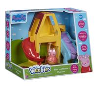 Peppa Pig Weebles Wind & Wobble Playhouse - Move Peppa Up the Ramp, Down the Slide, Swing & Roundabout (7483)
