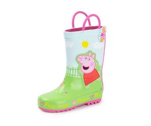 Peppa Pig Wellington Boots with Handles | Unisex Kids Multicoloured | Official M