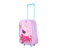 TDL Peppa Pig Kids Wheeled Trolley Luggage Bag for Holidays, School