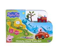 Peppa Pig Whizz Around Clickety Clack Train Set, Motorised Vehicles, Track Toys, Pre-school Toys