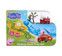 Peppa Pig Whizz Around Clickety Clack Train Set, Motorised Vehicles, Track Toys, Pre-school Toys