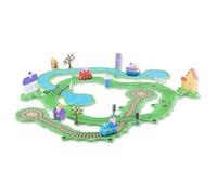 Peppa Pig Whizz Around Peppa’s Great Big World Set, Motorised Vehicles, Track Toys, Pre-school Toys