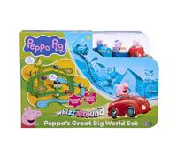 Peppa Pig Whizz Around Peppa’s Great Big World Set, Motorised Vehicles, Track Toys, Pre-school Toys