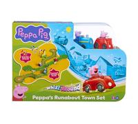 Peppa Pig Whizz Around Peppa's Runabout Town Set Motorised Vehicles Track