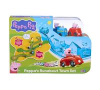 Peppa Pig Whizz Around Peppa’s Runabout Town Set, Motorised Vehicles, Track Toys, Pre-school Toys