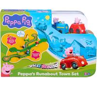 Peppa Pig Whizz Around Peppas Runabout Town Set Motorised Vehicles Track