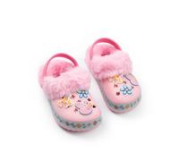 Peppa Pig Women's Flowers Fur Lined Clogs | Girls Pink | Official Merch | Size: 6 Peppa Pig Pink 6