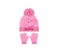 Peppa Pig Women's Hat & Gloves Winter Set in Pink Peppa Pig Pink One Size