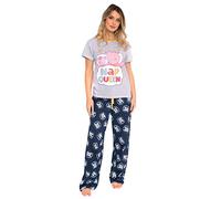 Peppa Pig Womens Mummy Pig Pyjamas Grey XX-Large